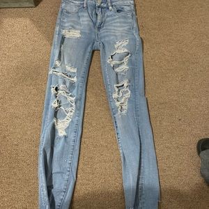 American Eagle ripped jeans